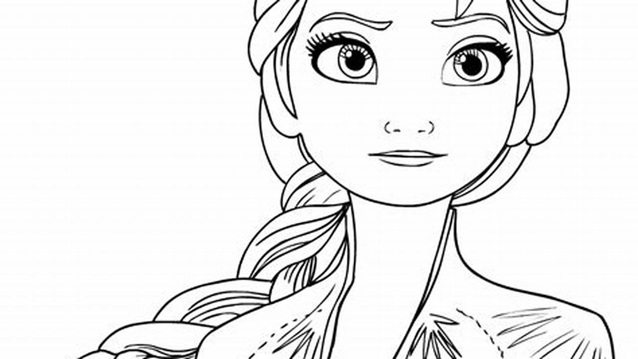 Unleash Creativity with Coloring Pages Frozen 2 Elsa