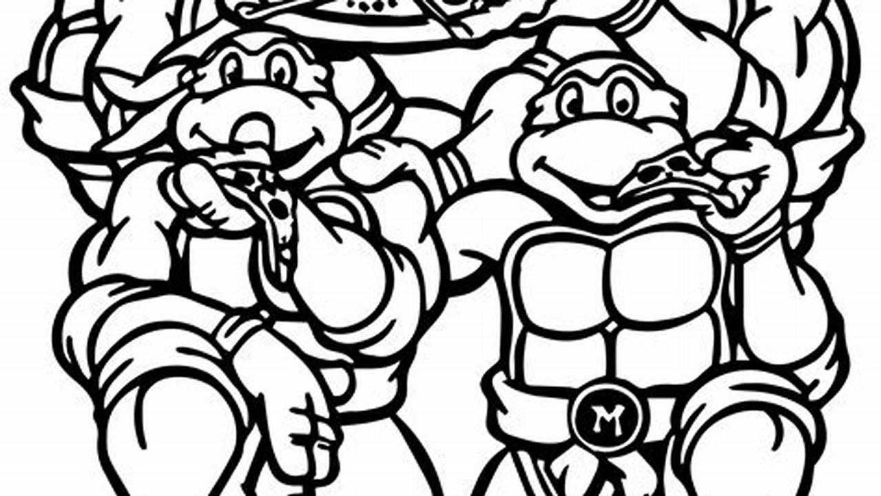 Coloring Pages Of Ninja Turtles