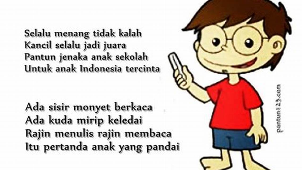 Contoh Pantun Anak-anak: Kumpulan Pantun Lucu, Bijak, dan Menyenangkan