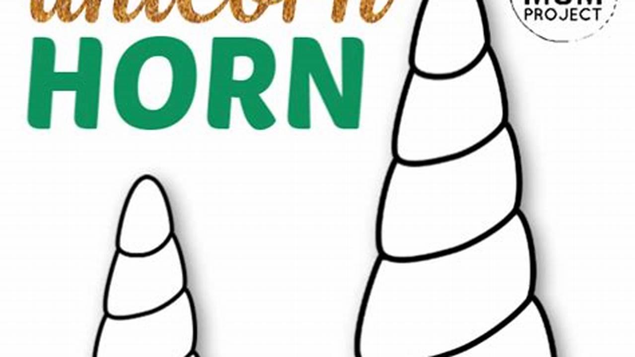 Unleash Your Creativity: Explore the Enchanting World of Unicorn Horn and Ear Printables