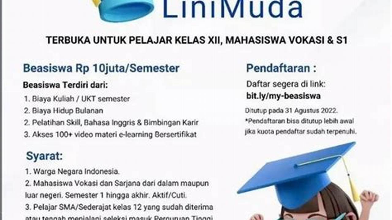 Panduan Lengkap Daftar Beasiswa Linimuda Indonesia
