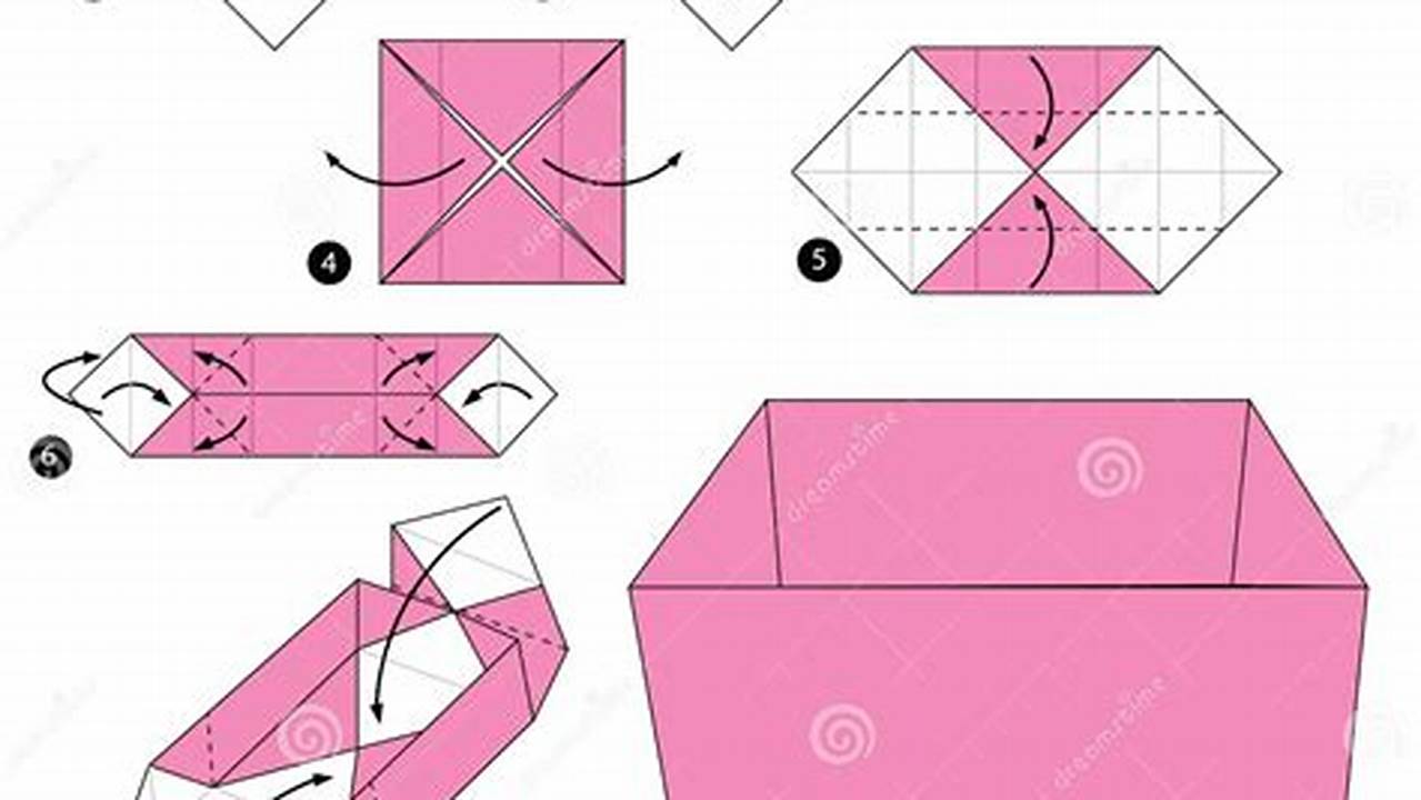 Origami Box: Step-by-Step Folding Instructions