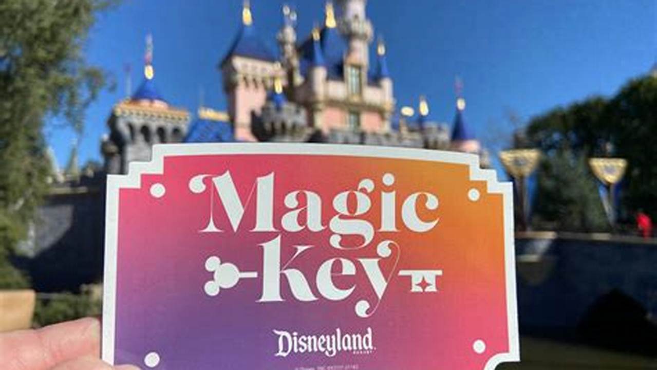 Disneyland Magic Key Sales 2024