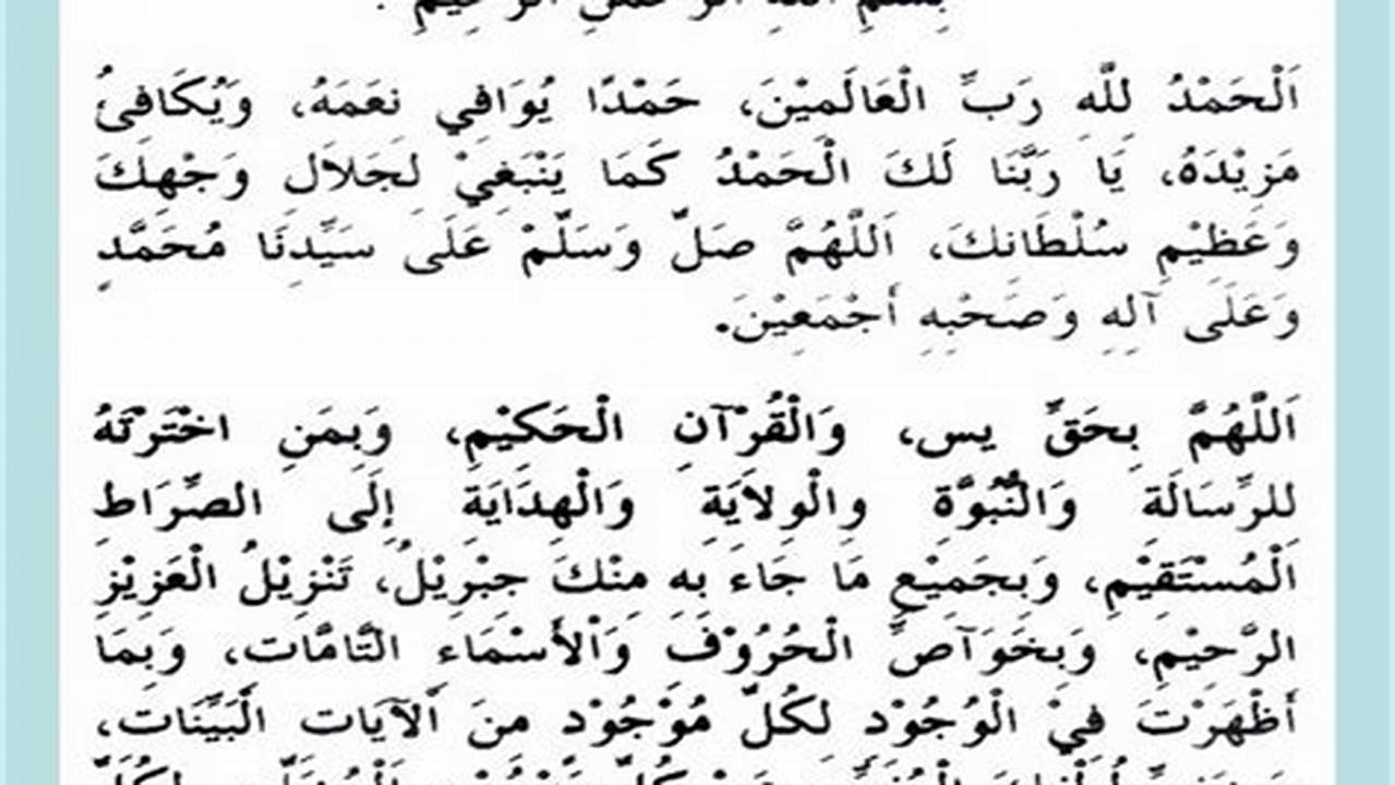 Panduan Lengkap: Doa Surat Yasin dan Keutamaannya dalam Bahasa Indonesia