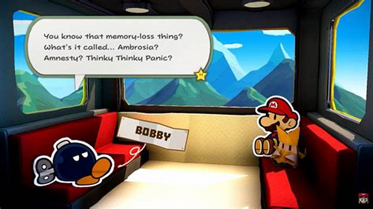 Does Bobby Come Back in Paper Mario: The Origami King?