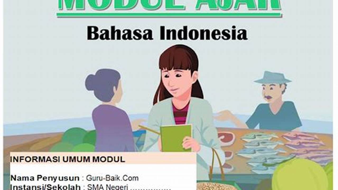 Download Modul Ajar Bahasa Indonesia SMA