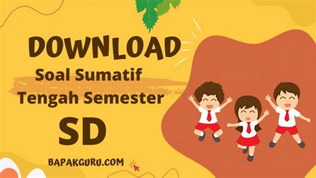 Download Soal Sumatif Seni Musik SD