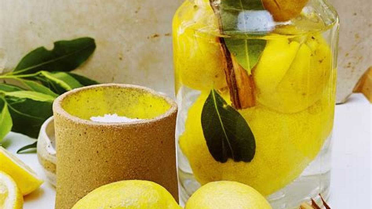 Entdeckt: Einkaufsgeheimnisse für unwiderstehlich eingelegte Zitronen