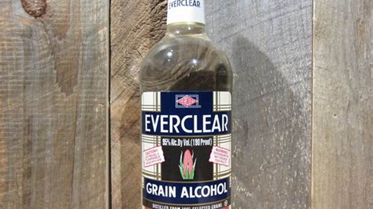 Rahasia Everclear Pure Grain Alcohol yang Akan Mengubah Pandangan Anda!