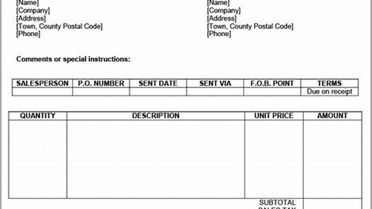 Understand The Excise Invoice Layout: A Comprehensive Guide