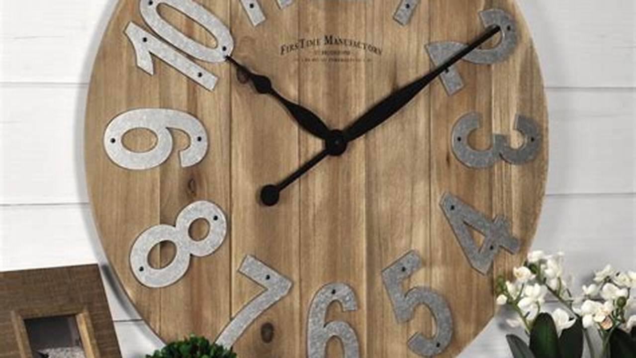 Unveiling the Allure: A Journey into the World of Farmhouse Clocks