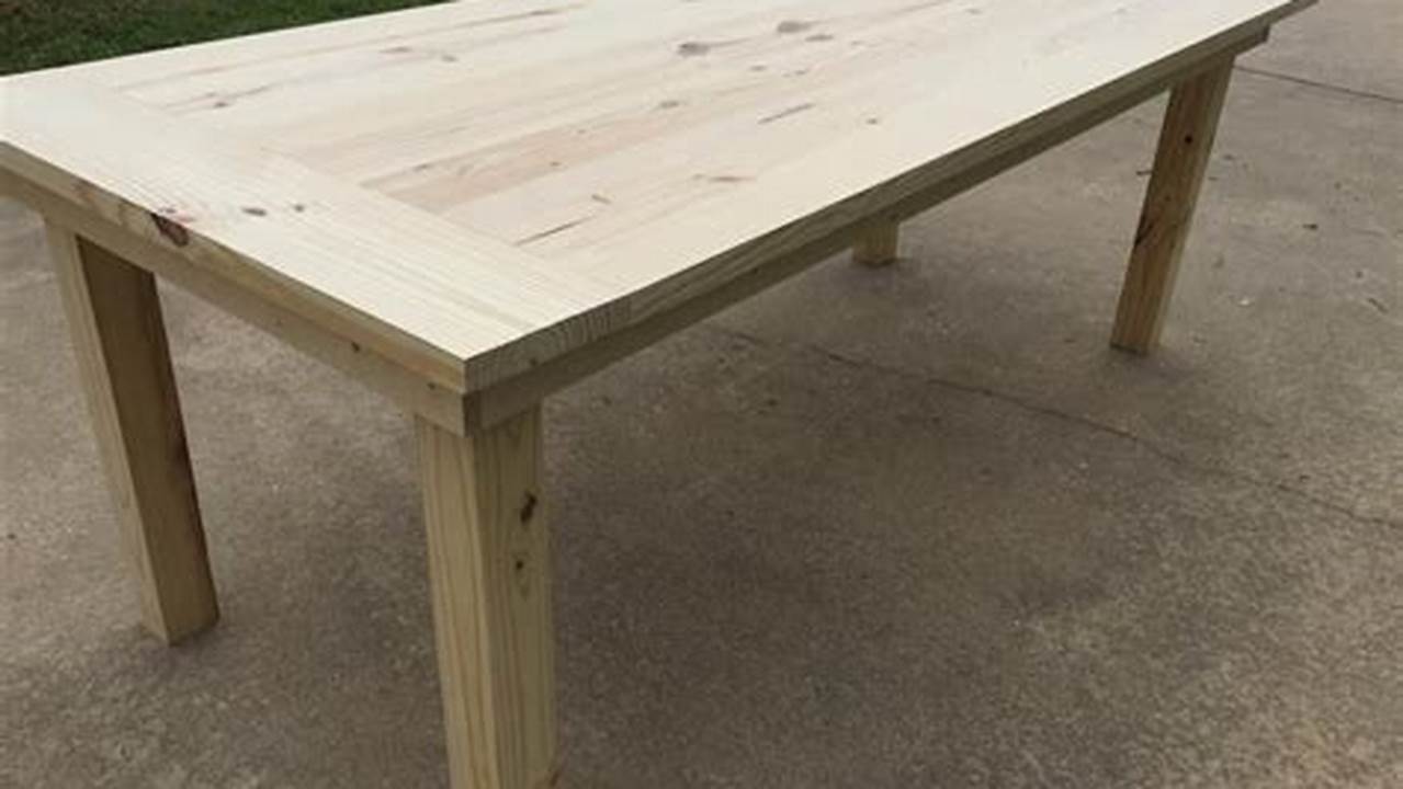 Unveiling the Secrets of DIY Farm Tables: Discoveries and Insights