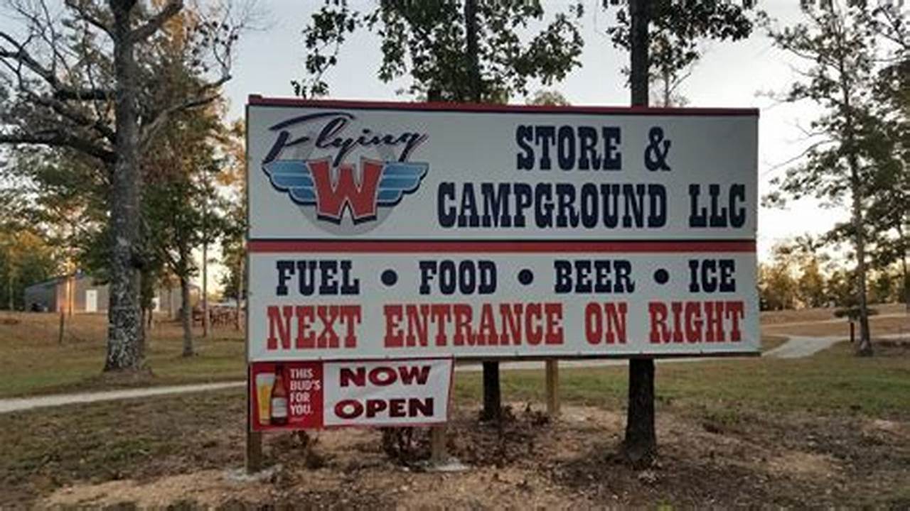 Flying W Store &amp; Camping LLC: A Place for Adventure and Comfort
