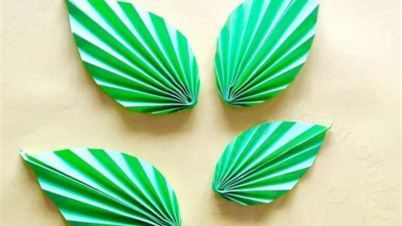 Folded Paper Leaves: The Symbolism Behind a Fragile Art Form