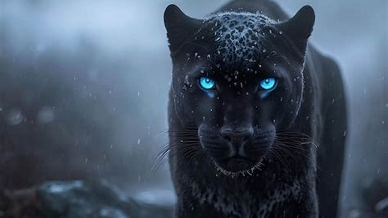 Unveiling the Enigmatic Beauty of Blue-Eyed Black Panthers: A Photographic Journey