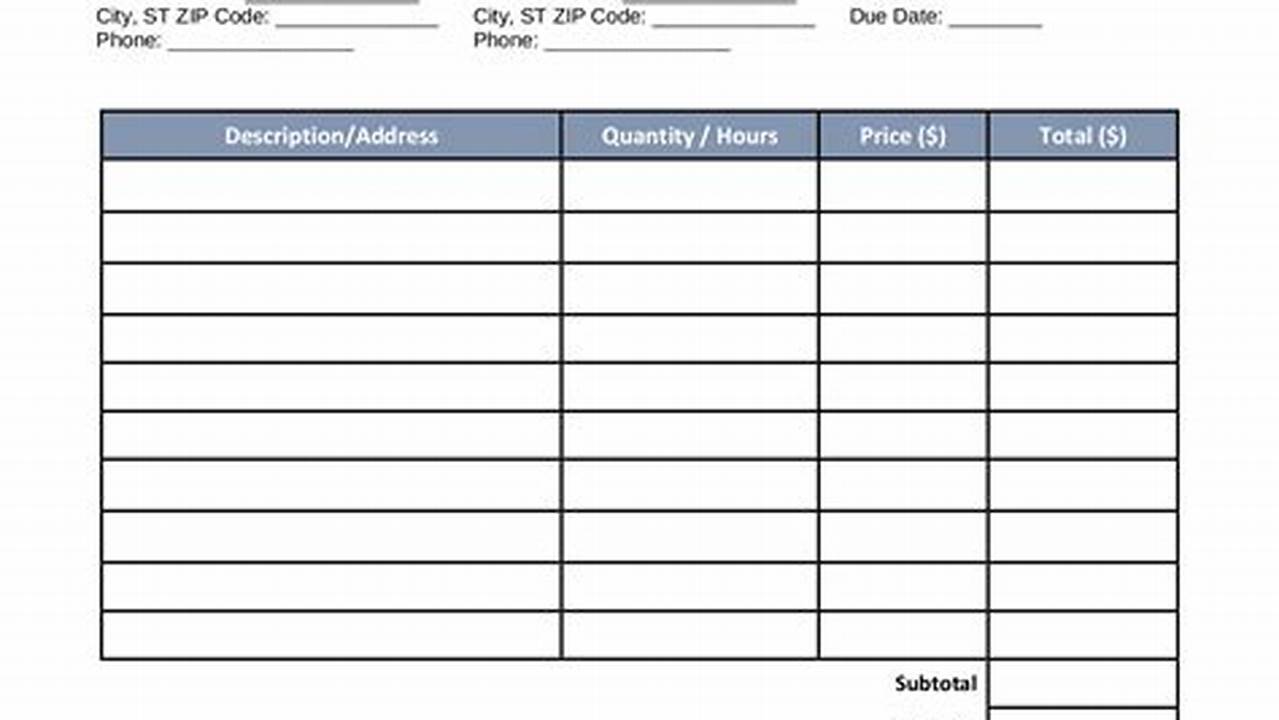 Free Cleaning Service Invoice: Your Guide to Creating a Professional Document