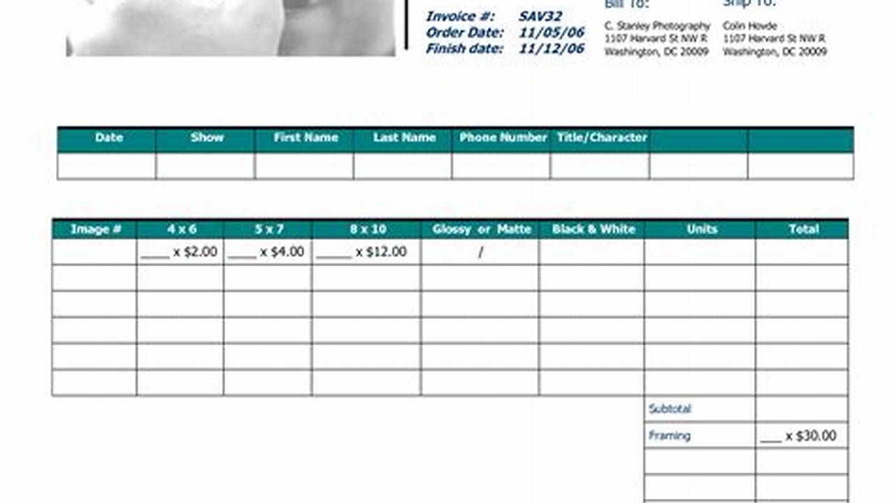 Free Photography Invoice: Tips and Tricks for Creating Professional Invoices