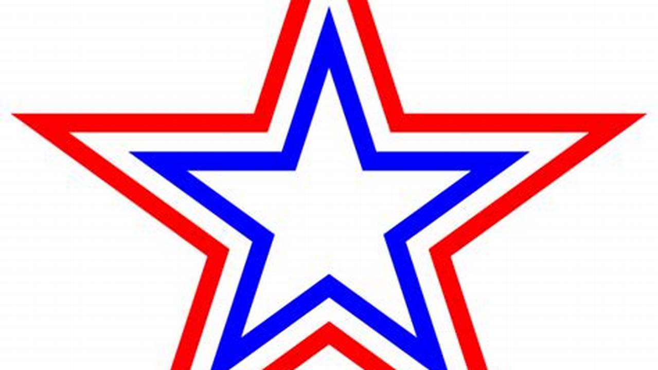 Uncover the Patriotic Symbolism of Free Printable Red, White, and Blue Stars