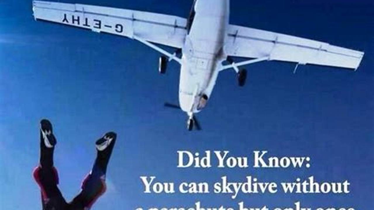 Get Ready to Laugh: Hilarious Skydiving Quotes That'll Make You Soar