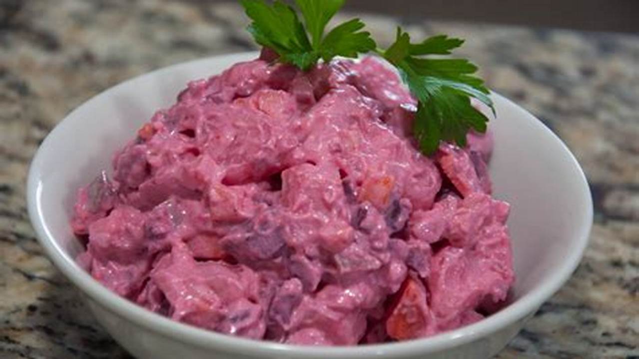 Resep Rahasia Salad Haiti Merah Muda yang Menggugah Selera