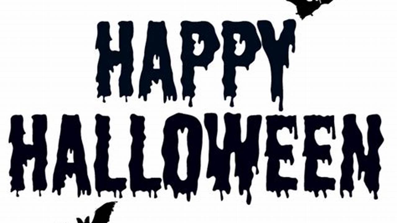 Unleash Your Halloween Creativity with Captivating Black and White Clip Art