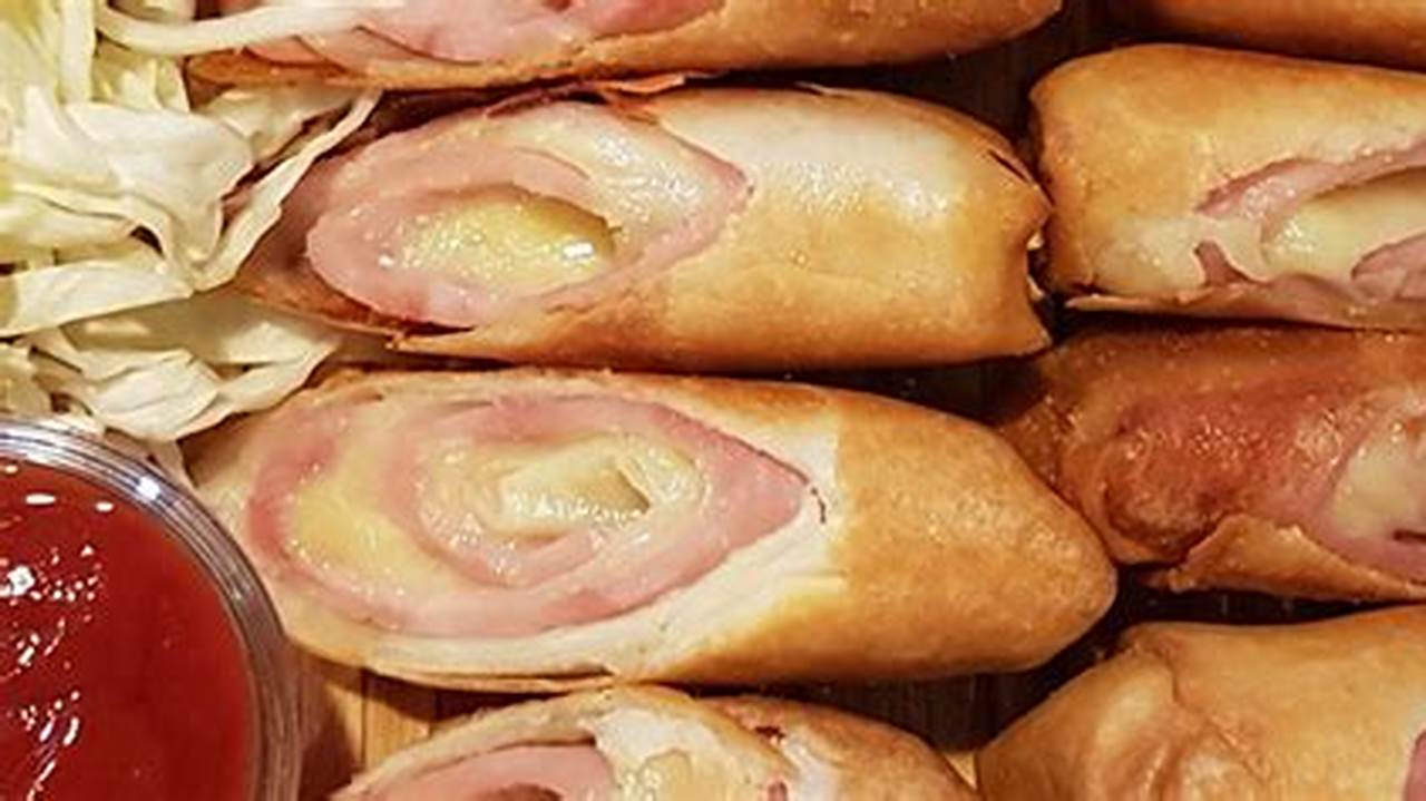 Resep Ham & Keju Spring Roll yang Bikin Ketagihan dan Bikin Penasaran