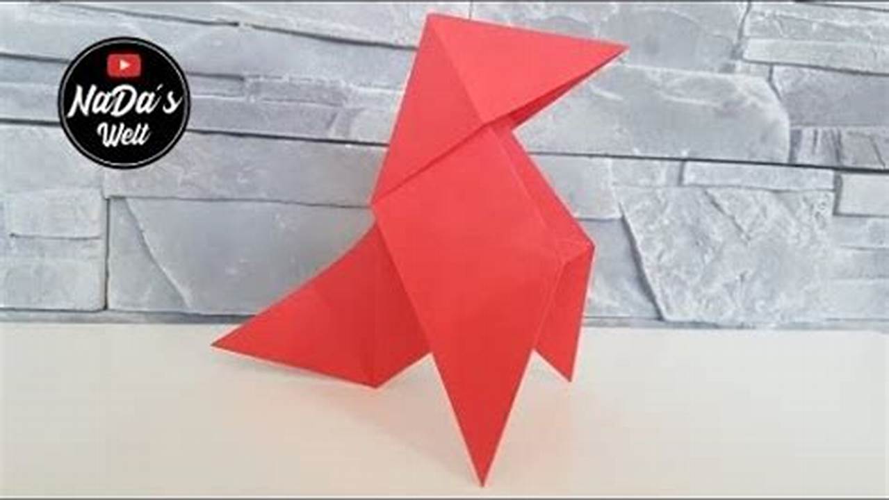 Origami Mask 'Haus des Geldes' (Money Heist) Instruction