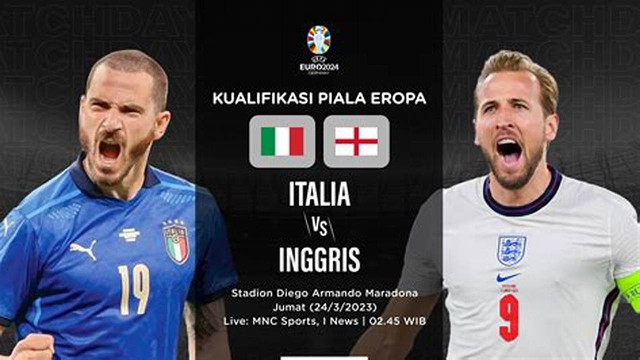 Panduan Lengkap: Head to Head Inggris vs Italia dalam Sepak Bola