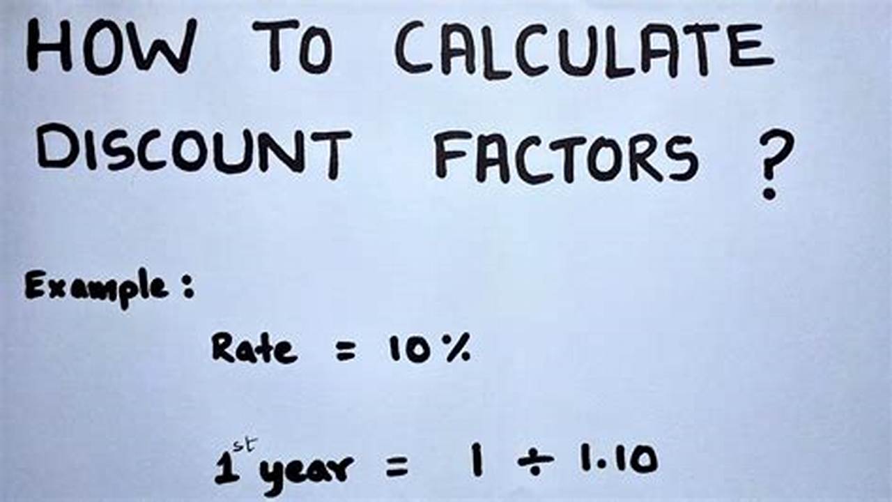 How to Calculate Discount Factor Monthly: A Comprehensive Guide