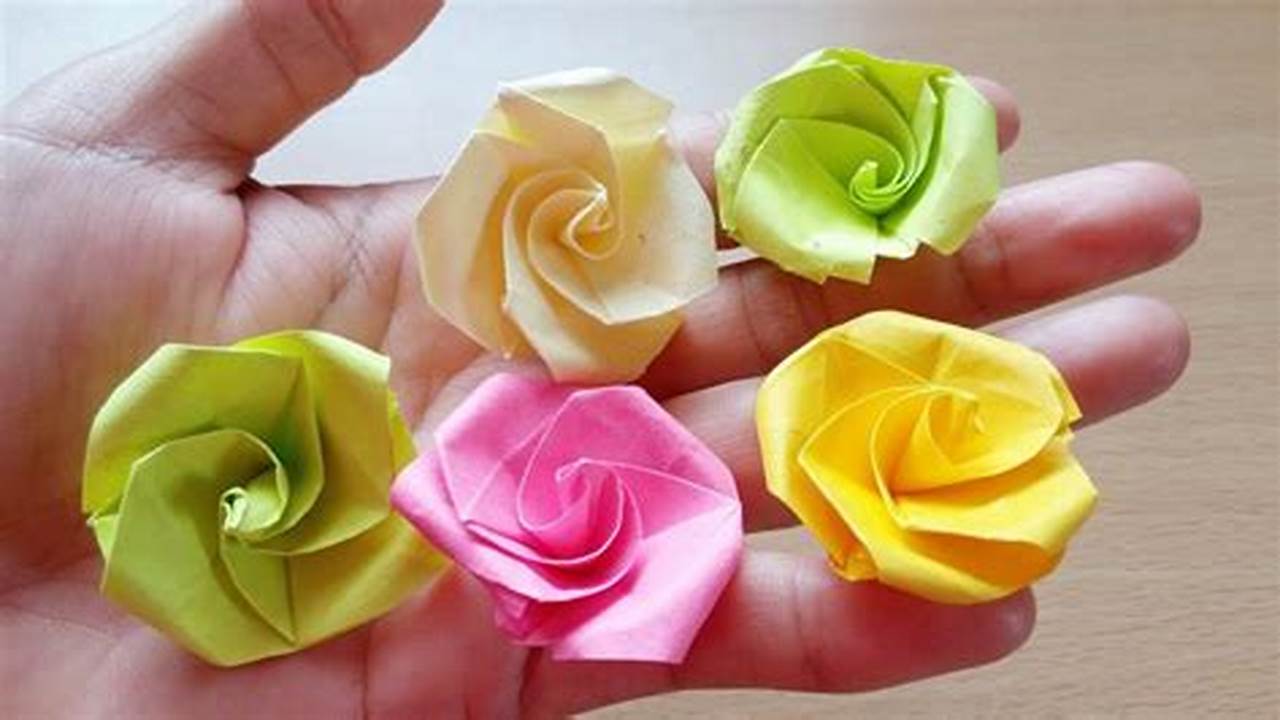 How to Craft Origami Flowers from Sticky Notes: An Easy Step-by-Step Guide