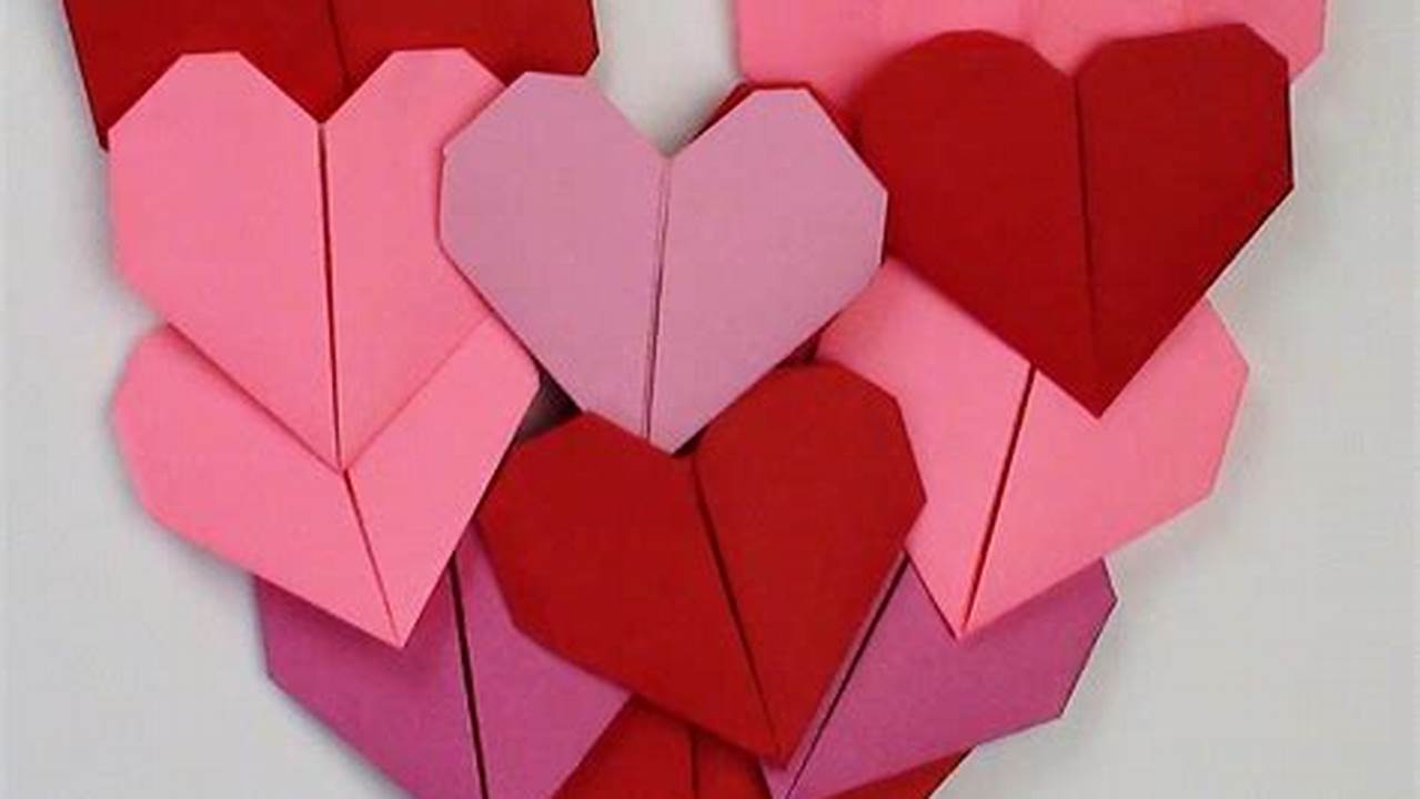 How to Make an Origami Heart with Square Paper