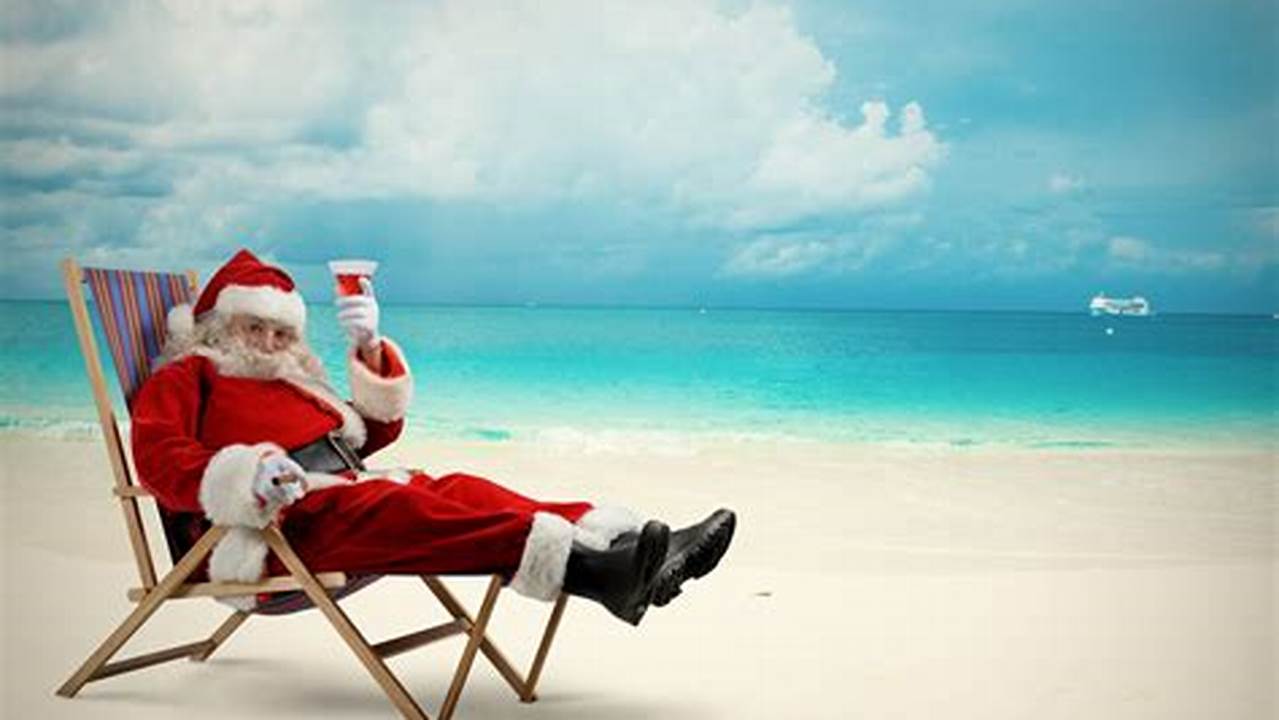 Merry Beach Vibes: Discover the Unexpected Charm of "Images of Santa Claus on the Beach"