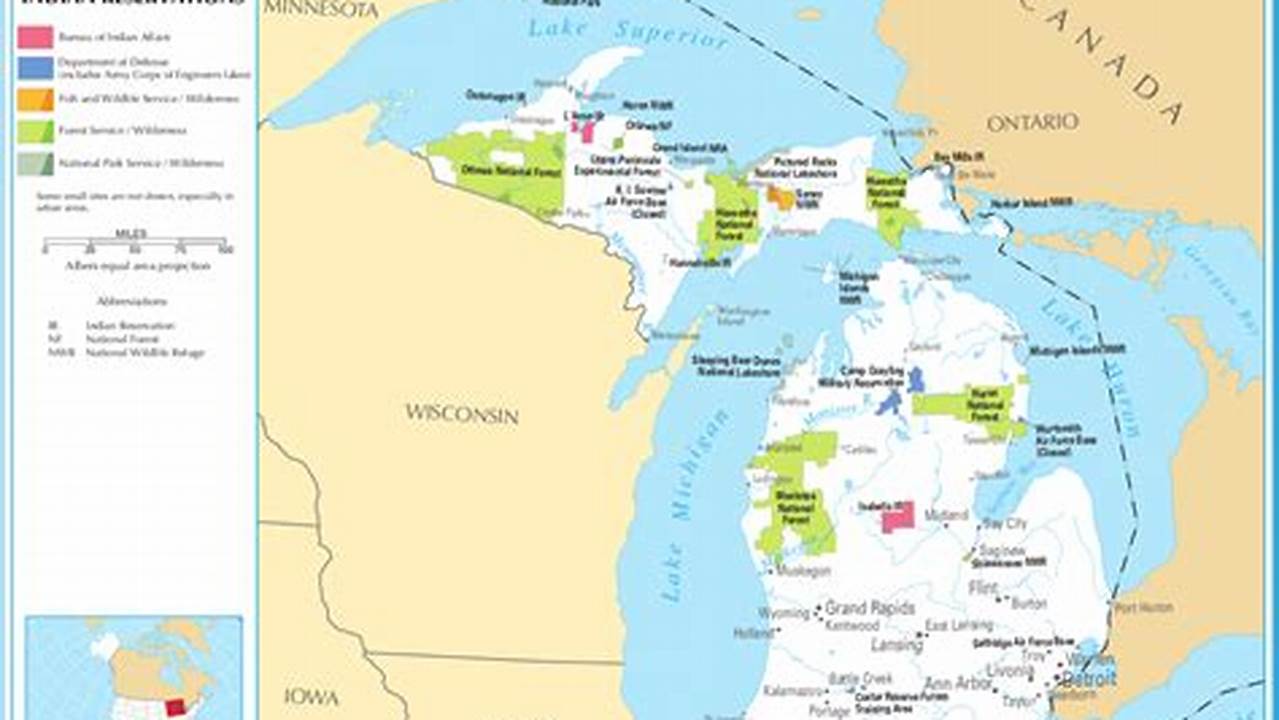 Uncover the Enchanting World of Michigan's Indian Reservations: A Map to Hidden Gems