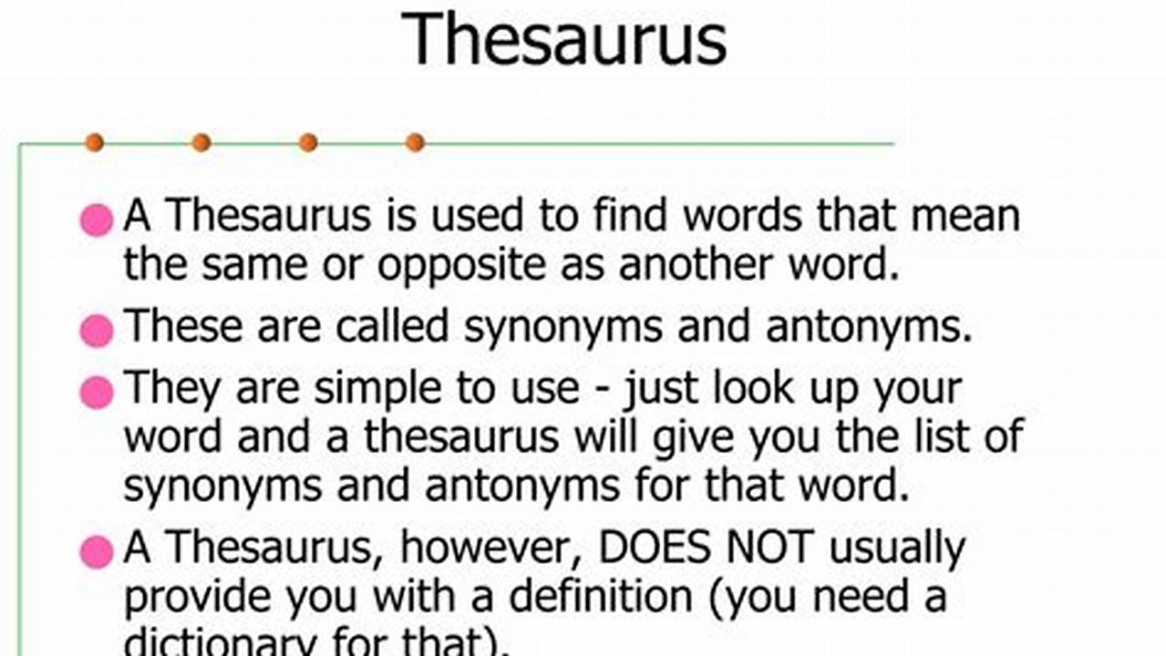 Unleash the Power of Words: Discoveries and Insights in Introduction Thesaurus