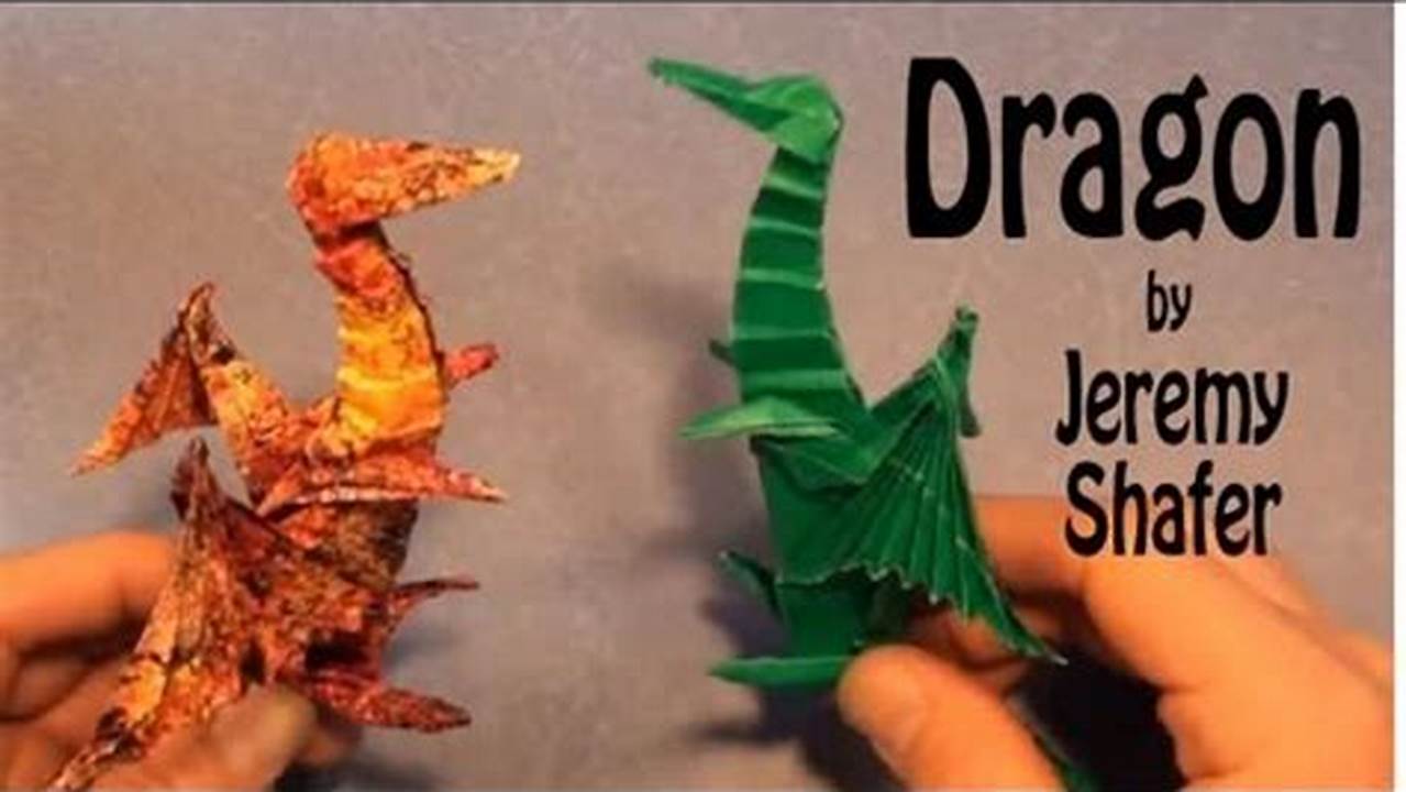 Jeremy Shafer's Intricate Origami Dragon Claws: A Masterpiece of Paper Art