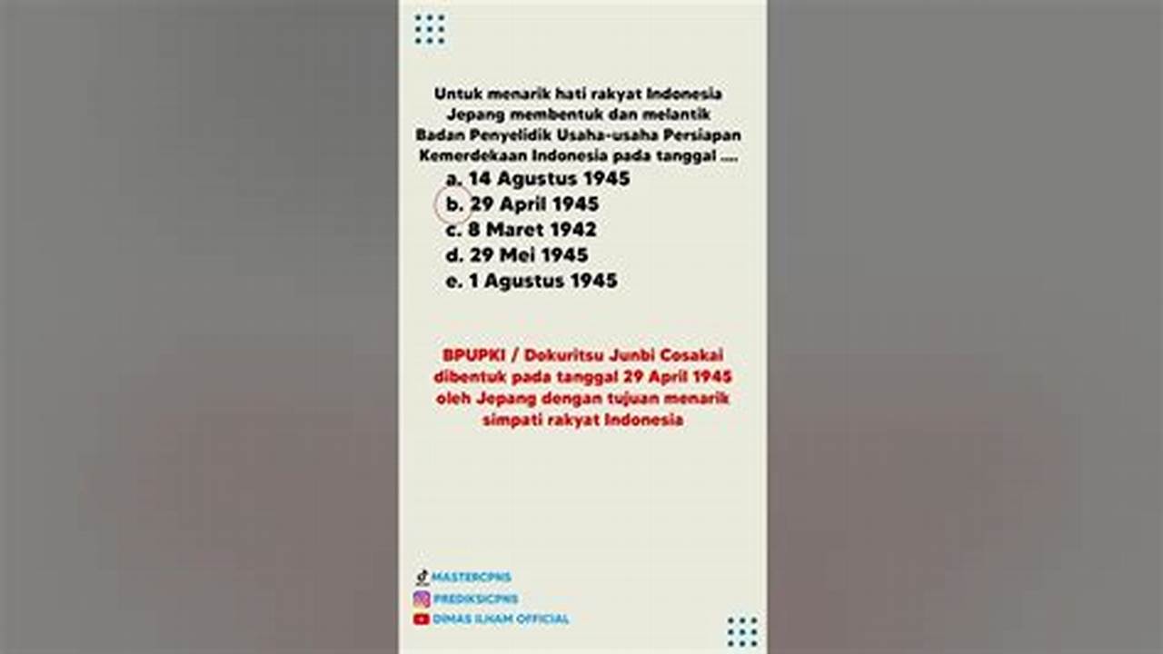 Kapan Dibentuk BPUPKI: Sejarah dan Perannya dalam Mempersiapkan Kemerdekaan Indonesia