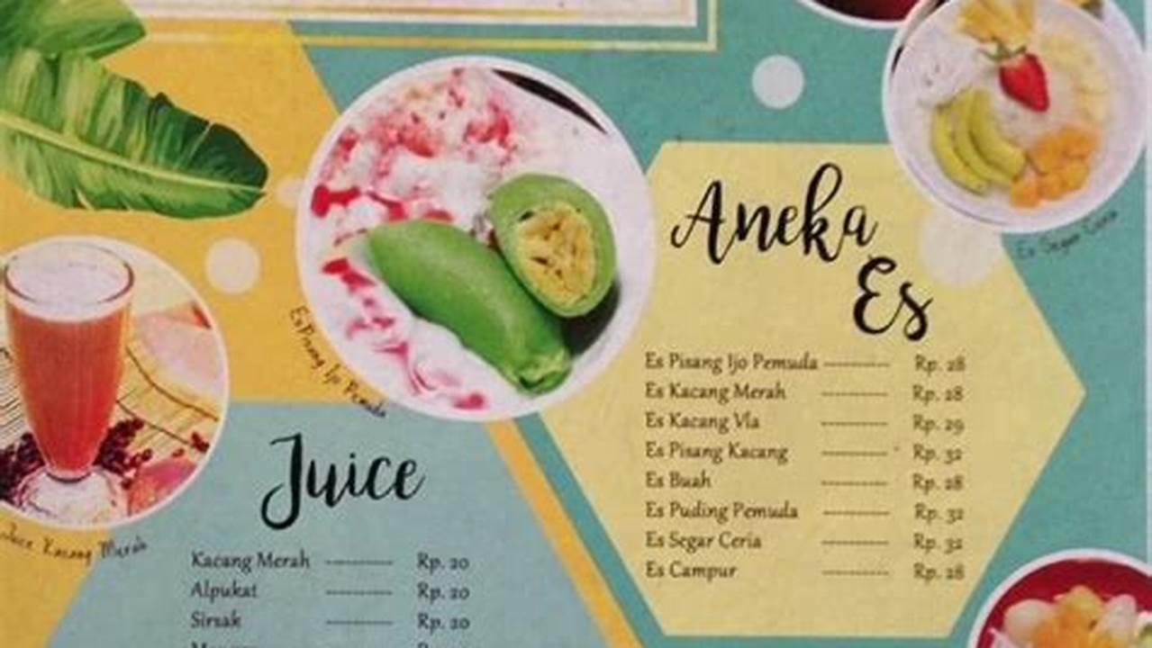 Rahasia Kuliner Tersembunyi di Kedai Es Pisang Ijo Pemuda Tanjung Duren