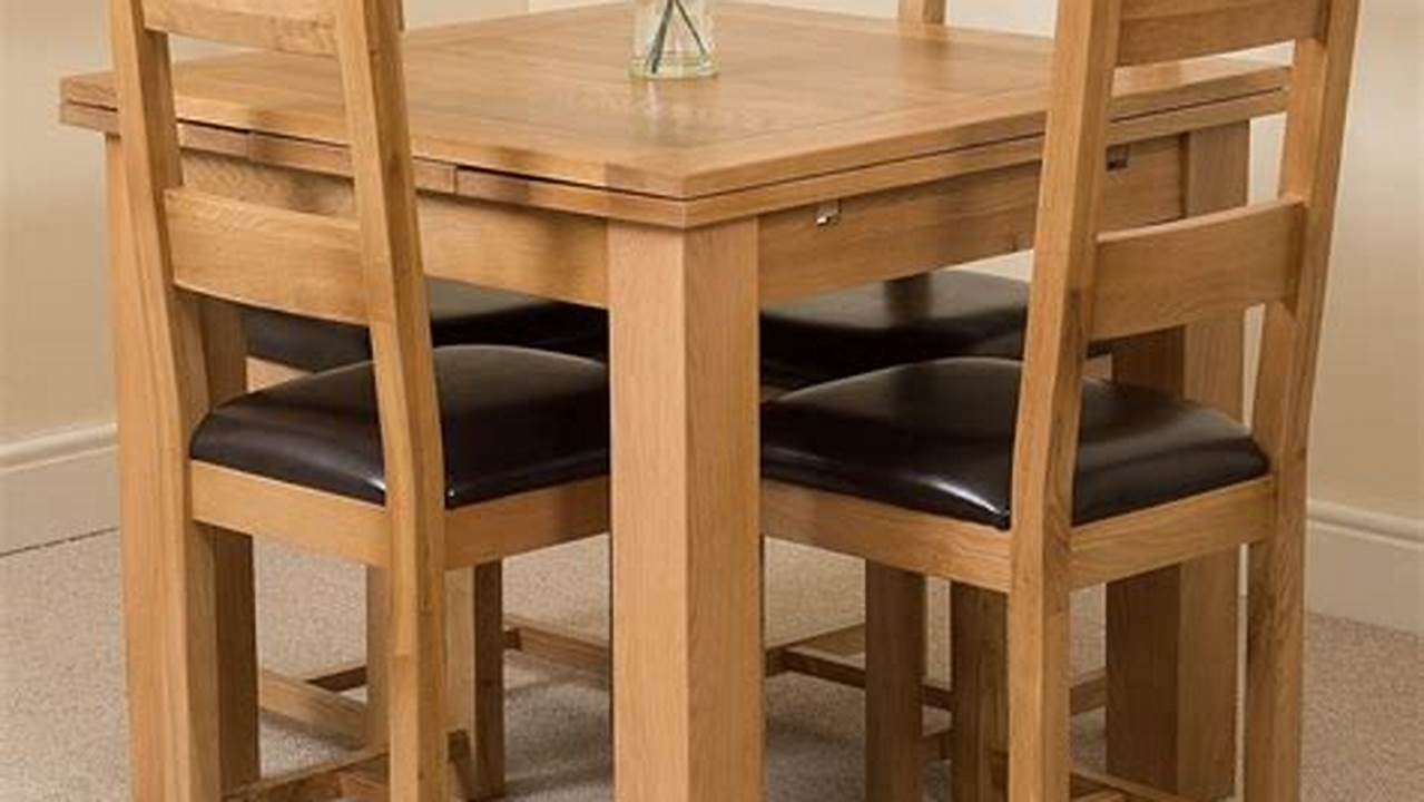Kitchen Table and 4 Chairs: A Budget-Friendly Dining Set for Cozy Homes