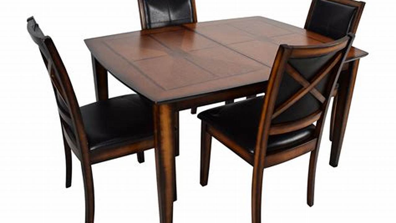 Kitchen Table and Chairs at Raymour &amp; Flanigan: A Comprehensive Guide