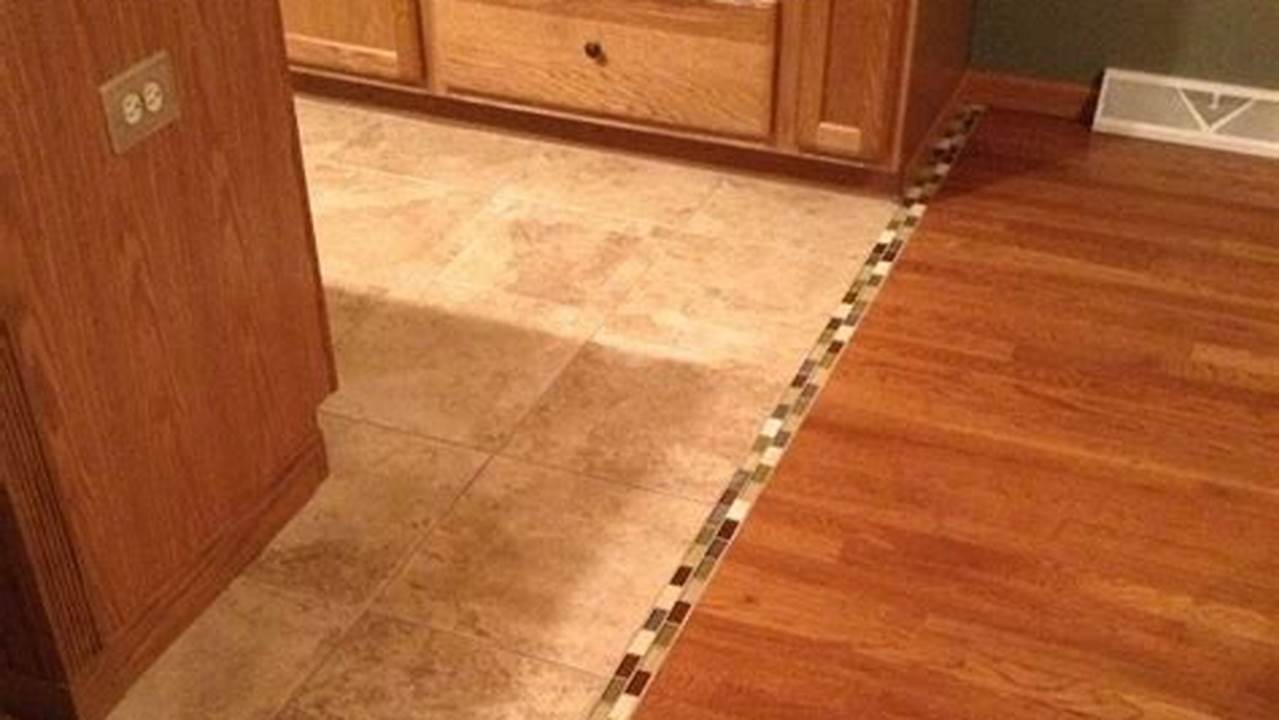 Unveil the Secrets: Kitchen Tile to Wood Floor Transitions Unveiled