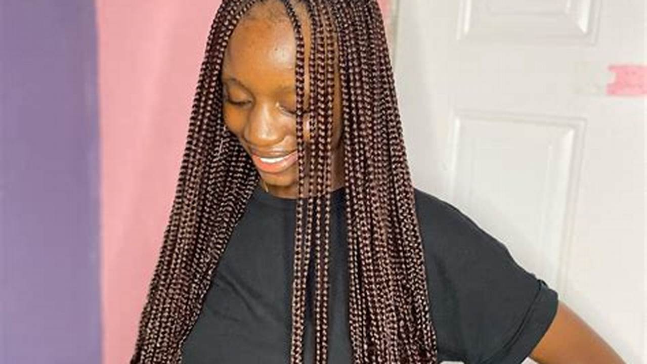 Uncover the Allure of Knotless Braids with Curls: A Journey to Flawless Hair