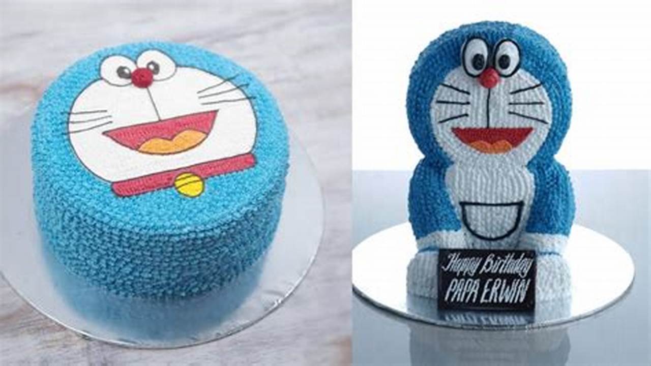 Resep Rahasia Kue Tart Doraemon Tingkat yang Bikin Tercengang!