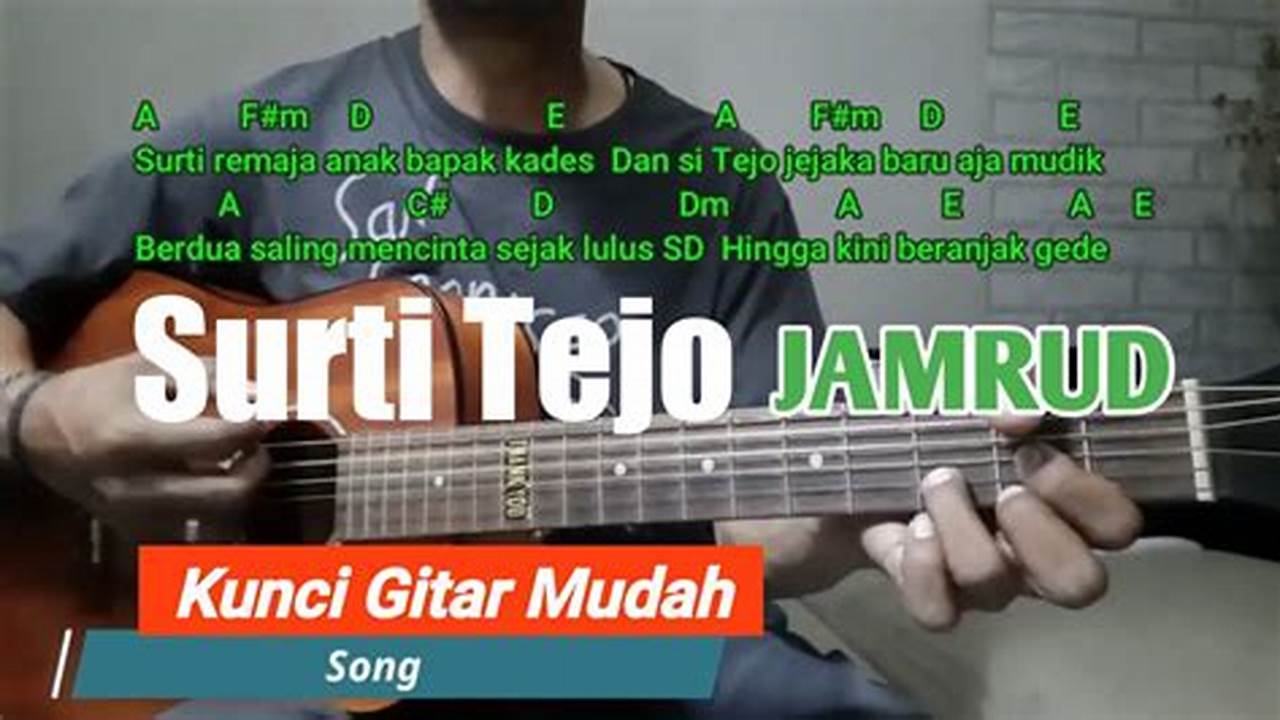 Panduan Belajar Kunci Gitar Jamrud "Surti Tejo" untuk Pemula
