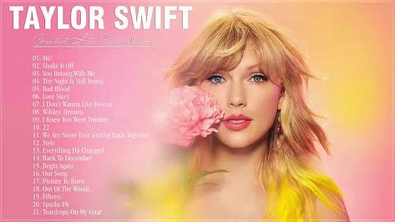 Temukan Pesona dan Makna Tersembunyi di Lagu-Lagu Taylor Swift