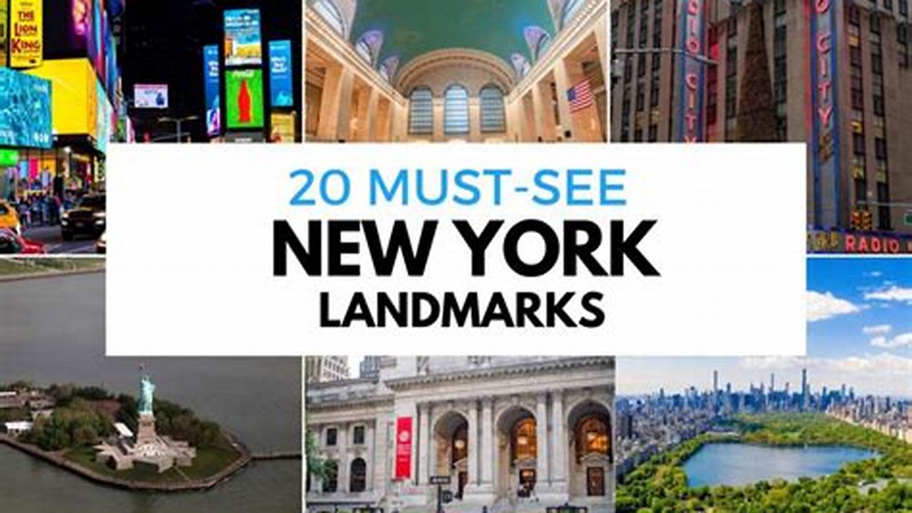 Discover New York's Iconic Landmarks: A Guide to 15 Must-See Attractions