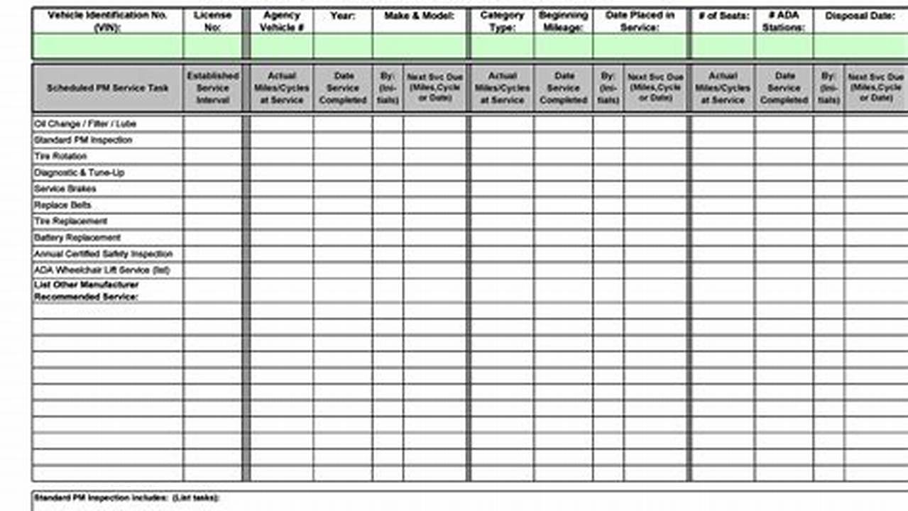 Unlock the Secrets of Maintenance with Our Excel Log Template