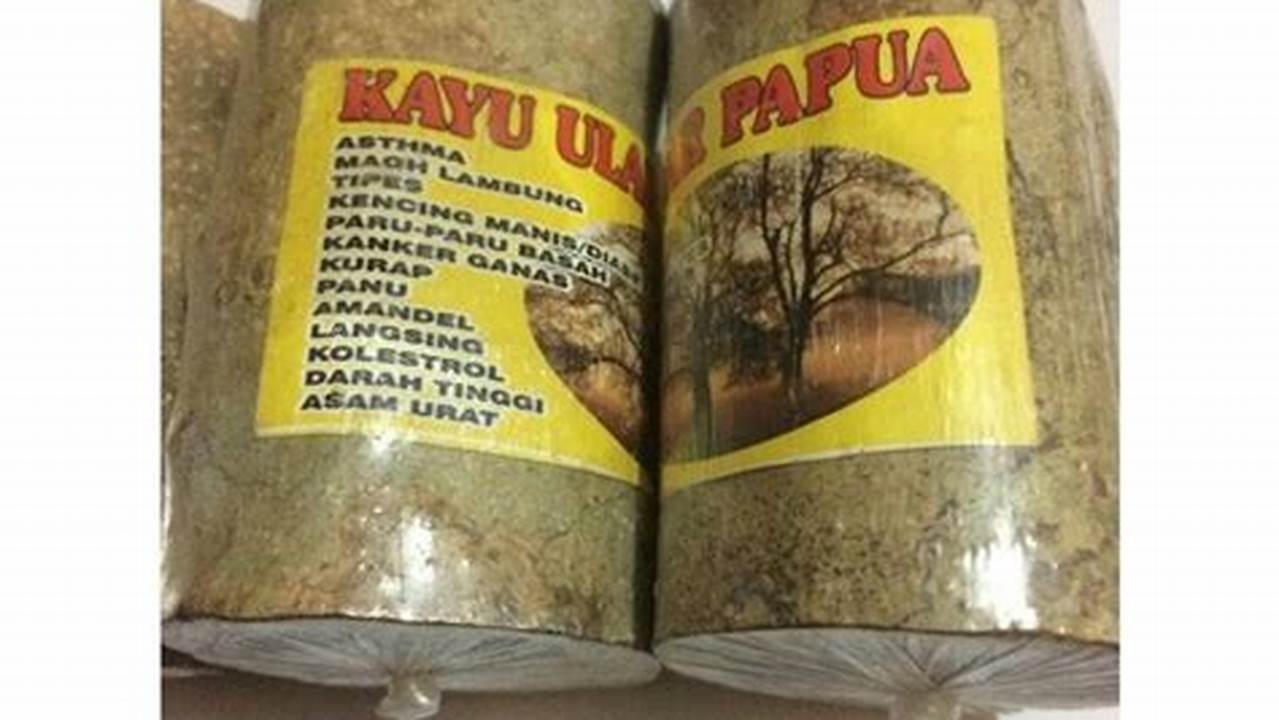 Temukan Manfaat Kayu Papua yang Jarang Diketahui
