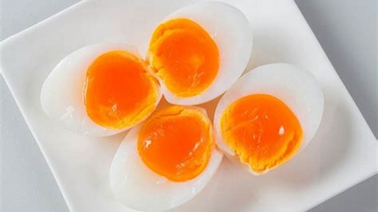 4 Manfaat Telur Rebus Setengah Matang yang Jarang Diketahui