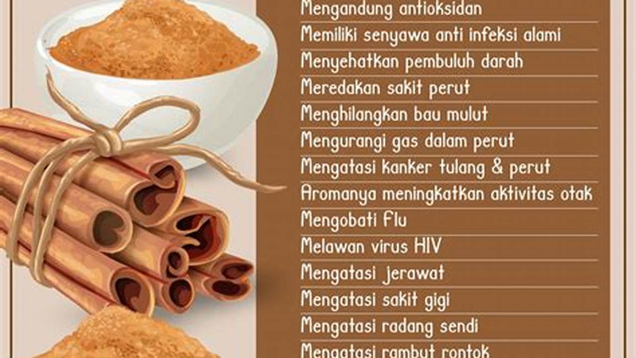 Manfaat Minum Kayu Manis yang Jarang Diketahui, Anda Perlu Tahu!