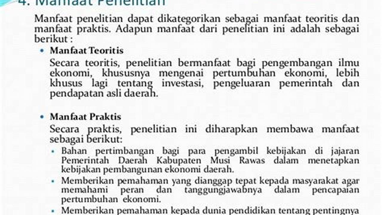 Temukan Rahasia Manfaat Penelitian Teoretis dan Praktis yang Jarang Diketahui